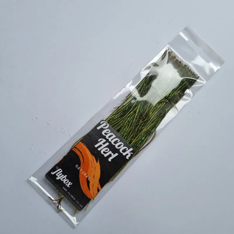 Flybox Peacock Herl Natural-1